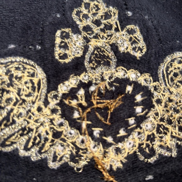 Twisted heart shirt love heart hoodie sweatshirt Y2k 90’s crystal rhinestone - Picture 8 of 9